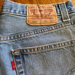 Levi’s 505 jeans size 34X29 Trademark Tag